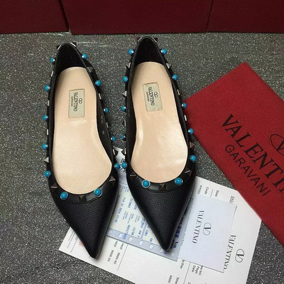 Valentino Shallow mouth flat shoes Women--007